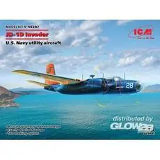 Jig Dog JD-1D Invader U.S. Navy utility aircraft in 1:48