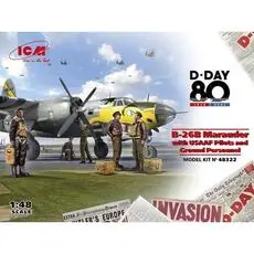 B-26B Marauder with USAAF Pilots and Ground Personnel in 1:48