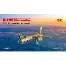 B-26G Marauder, amerikanisch-französischer Bomber aus dem Zweiten Weltkrieg in 1:48