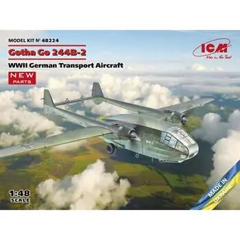 Gotha Go 244B-2, WWII German Transport Aircraft in 1:48