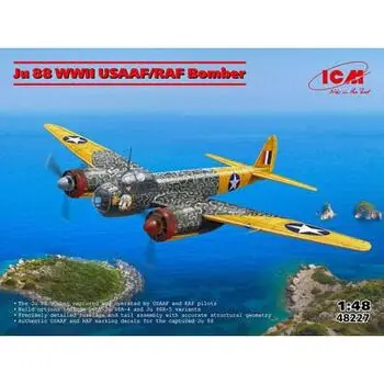 Ju 88 WWII USAAF/RAF Bomber in 1:48