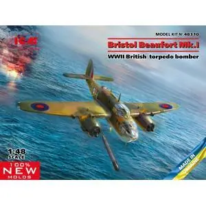 Bristol Beaufort Mk.I, WWII British Torpedo Bomber in 1:48