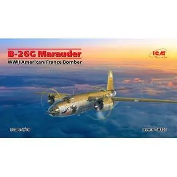 B-26G Marauder, amerikanisch-französischer Bomber aus dem Zweiten Weltkrieg in 1:48