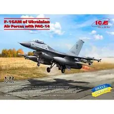 F-16AM of Ukrainian Air Forces with PAG-14 in 1:72 F-16AM of Ukrainian Air Forces with PAG-14 in 1:72