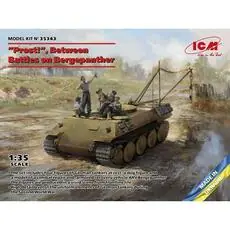 Prost!\"Between Battles on Bergepanther(WWII German Tankmen with Bergepanther in 1:35