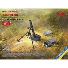 s.Gr.W.34 WWII German mortar in 1:35