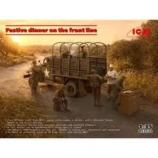 Festive dinner on the front line in 1:35 Festive dinner on the front line in 1:35