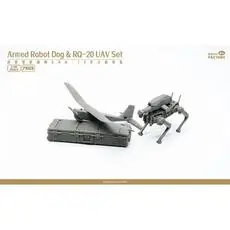 1/35 Armed Robot Dog & RQ-20 UAV Set in 1:35