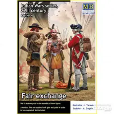 Fairer Austausch. Indian Wars-Serie, 18. Jahrhundert. Bausatz Nr.4 in 1:35