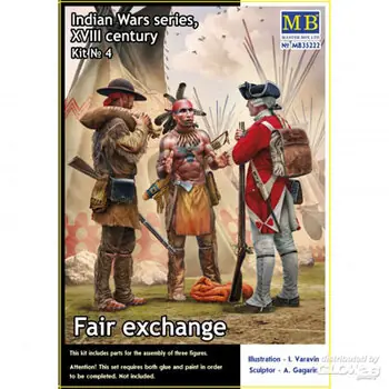 Fairer Austausch. Indian Wars-Serie, 18. Jahrhundert. Bausatz Nr.4 in 1:35