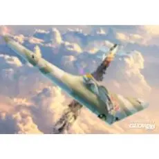 Horten H IX V1, early project with 2 BMW 003 jet engines in 1:72