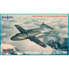 Mitsubishi J4M Senden with Sakae thermojet engine in 1:72