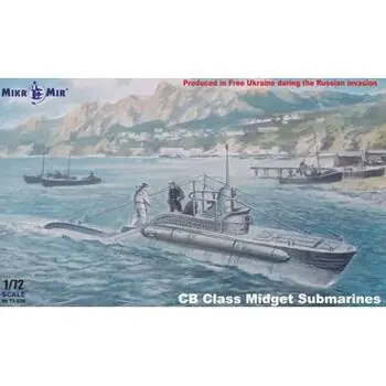 Italian CB Class Midget Submarines in 1:72