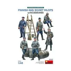 Finnish and Soviet Pilots in 1:48