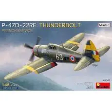 P-47D-22RE Thunderbolt. French Service. Basic Kit in 1:48 P-47D-22RE Thunderbolt. French Service. Basic Kit in 1:48