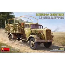 German 3t 4x4 Cargo Truck 3.6-6700A Early Prod in 1:35 German 3t 4x4 Cargo Truck 3.6-6700A Early Prod in 1:35