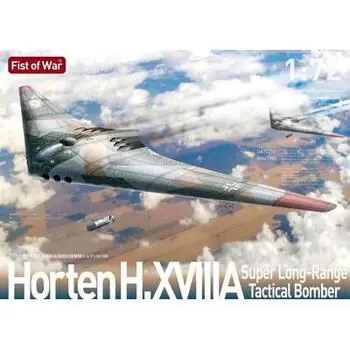 Deutscher Horten H18A Super-Langstrecken-Strategischer Bomber aus dem Zweiten Weltkrieg in 1/72