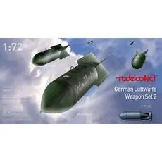 Deutsches Luftwaffenwaffenset 2 WWII SC50*32, Sc250*4 in 1:72