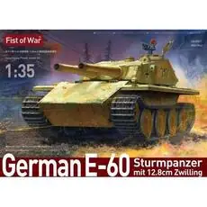 Fist of war, WWII German E-60 heavy tank with twin in 1:35