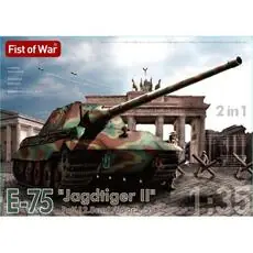 E75 Jagdtiger II mit 128mm Kwk 2 in 1 in 1:35