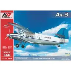 An-3 Tuboprop-Mehrzweck-Doppeldecker im Maßstab 1:48 An-3 Tuboprop-Mehrzweck-Doppeldecker im Maßstab 1:48