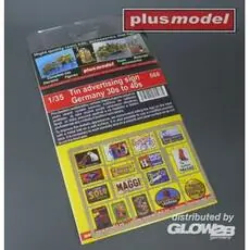 Tin advertising sign Germany in 1:35
