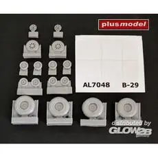 B-29 Superfortress groved tread in 1:72