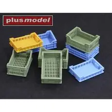 Perforated plastic crates in 1:35