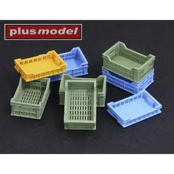 Perforated plastic crates in 1:35