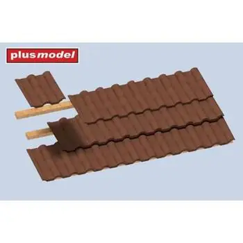Roof tiles corrugated 84 pcs in 1:35
