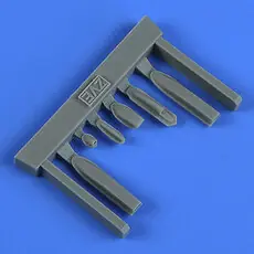 Su-25 Frogfoot air intakes for ZVEZDA in 1:48