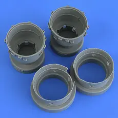 B-25J Mitchell cowlings & cooling flaps (closed pos.) HK MODEL in 1:48