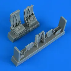 Mi-24 Hind seats with safety belts for TAMIYA in 1:48