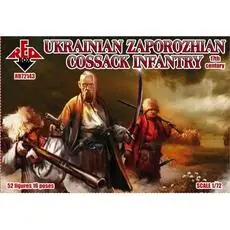 Ukrainische Zaporozhian-Kosaken-Infanterie, 17. Jahrhundert in 1:72