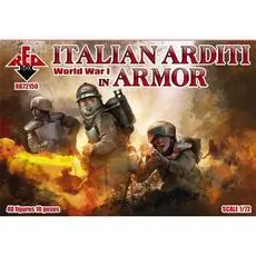 Italienischer Arditi in Rüstung aus dem Ersten Weltkrieg in 1:72