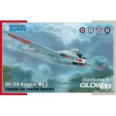 DH.100 Vampire Mk.3 European and American Operators in 1:72