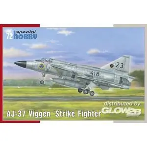 AJ-37 Viggen Strike Fighter in 1:72