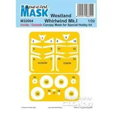 Westland Whirlwind Mk.I Inside/Outside MASK in 1:32