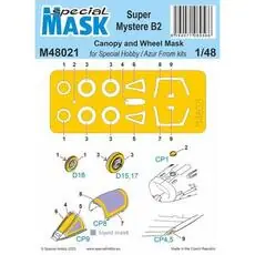 Super Mystere SMB-2 MASK 1/48 in 1:48