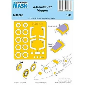 AJ/JA/SF-37 Viggen MASK in 1:48