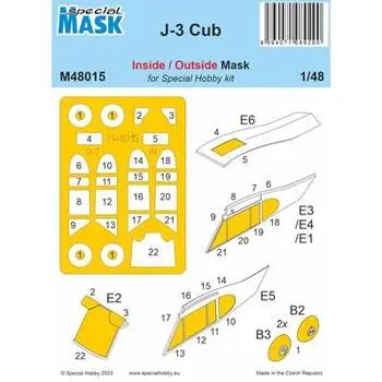 J-3 Cub MASK 1/48 in 1:48