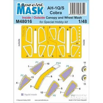 AH-1Q/S Cobra MASK 1/48 in 1:48