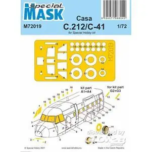 Casa C.212/C-41 Mask in 1:72