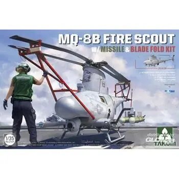 MQ-8B Fire Scout mit Raketen- und Blade-Fold-Kit in 1:35