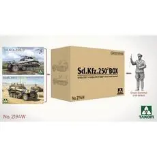 Sd.Kfz. 250 BOX 250/1 + 250/3 GREIF + 1/16 Erwin Rommel in 1:35