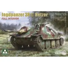 Jagdpanzer 38(t) Hetzer FRÜHE PRODUKTION mit VOLLSTÄNDIGER INNENAUSSTATTUNG in 1:35