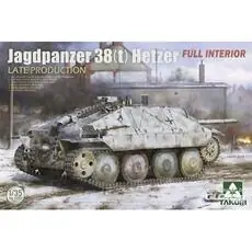 Jagdpanzer 38(t) Hetzer SPÄTE PRODUKTION mit VOLLSTÄNDIGER INNENAUSSTATTUNG in 1:35