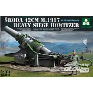 Skoda 42cm M.1917 Heavy Siege Howitzer w