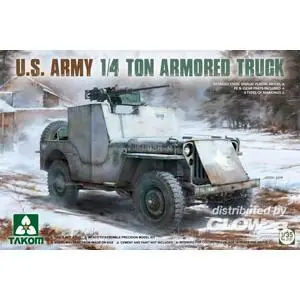 U.S. Army 1/4 ton armored truck