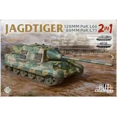 JAGDTIGER (2in1) 128MM Pak L66, 88MM Pak L71 in 1:35
